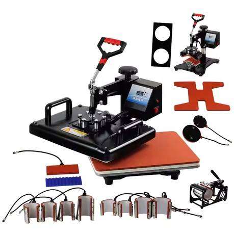 Smonks 15-in-1 Heat Press Multifunctional Machine with Swivel Arm & LCD Display