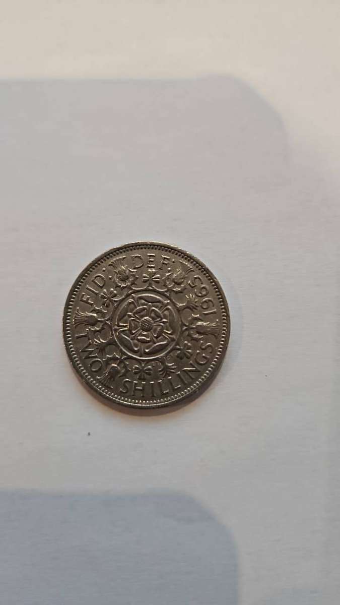 1955 South Africa 1 Shilling Silver Coin (Elizabeth II)