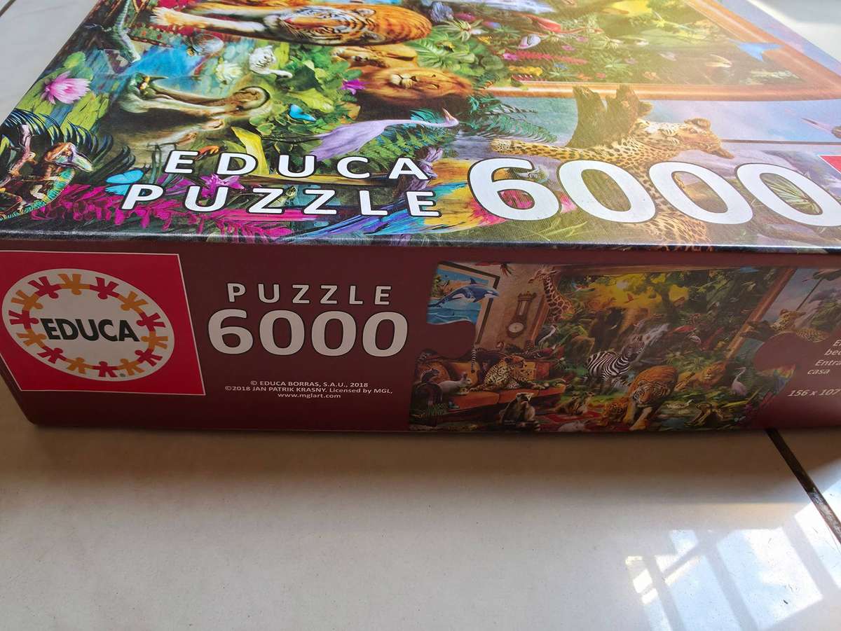 Educa 6000 Piece Puzzle  Premium Large Puzzle (Wildlife Scene)