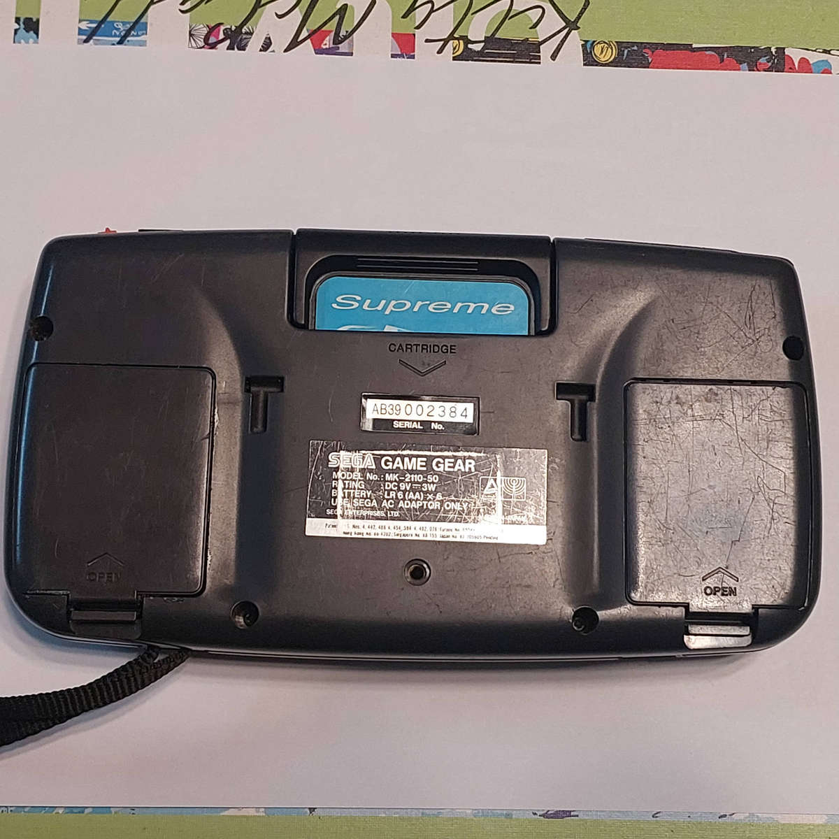 Sega Game Gear (faulty) + Supreme Gear 19 in 1 Catridge (untested)