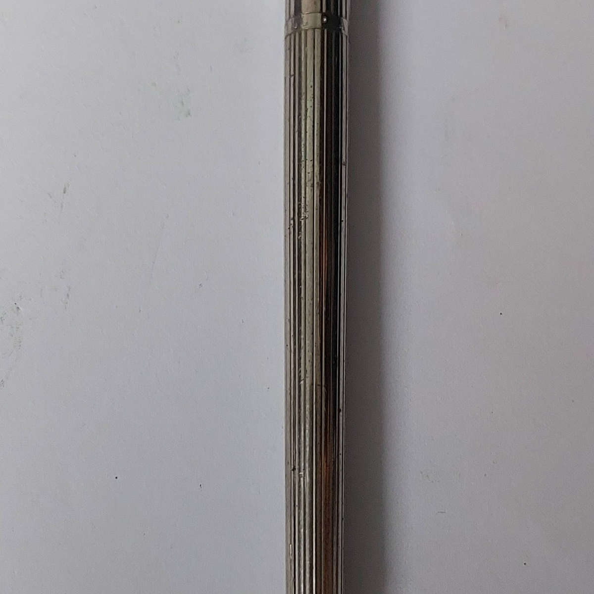 Alfred Dunhill Gemline Platinum Plated Line Roller Ball Pen - Fair Condition