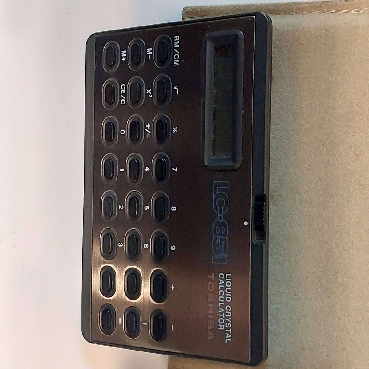 Vintage Toshiba Liquid Crystal Calculator (Untested)