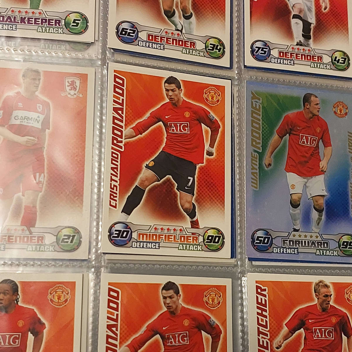 Topps Match Attax Football cards collection