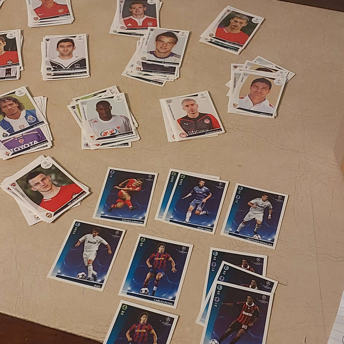 Panini Football Champions League 2009 - 2010 sticker lot