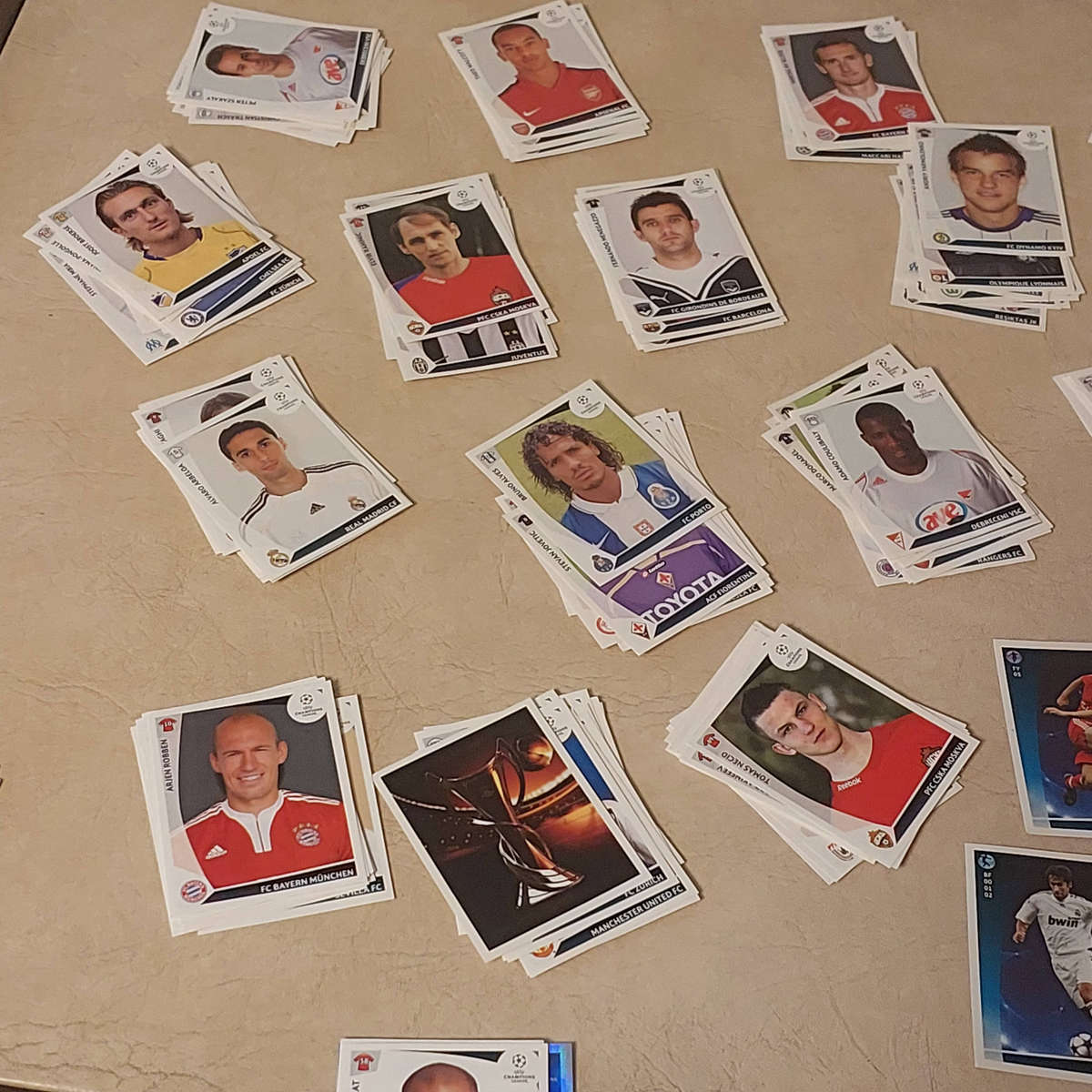 Panini Football Champions League 2009 - 2010 sticker lot