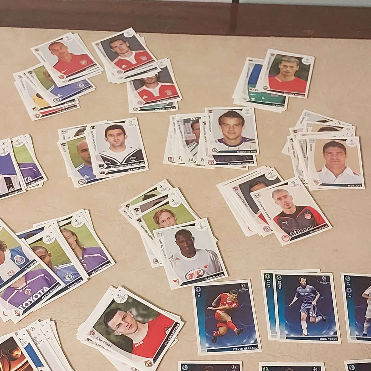 Panini Football Champions League 2009 - 2010 sticker lot