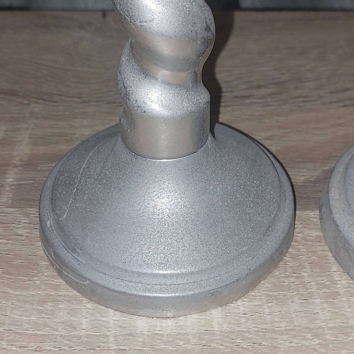 Twisted Candle Holders (Metal) (Please read ad)