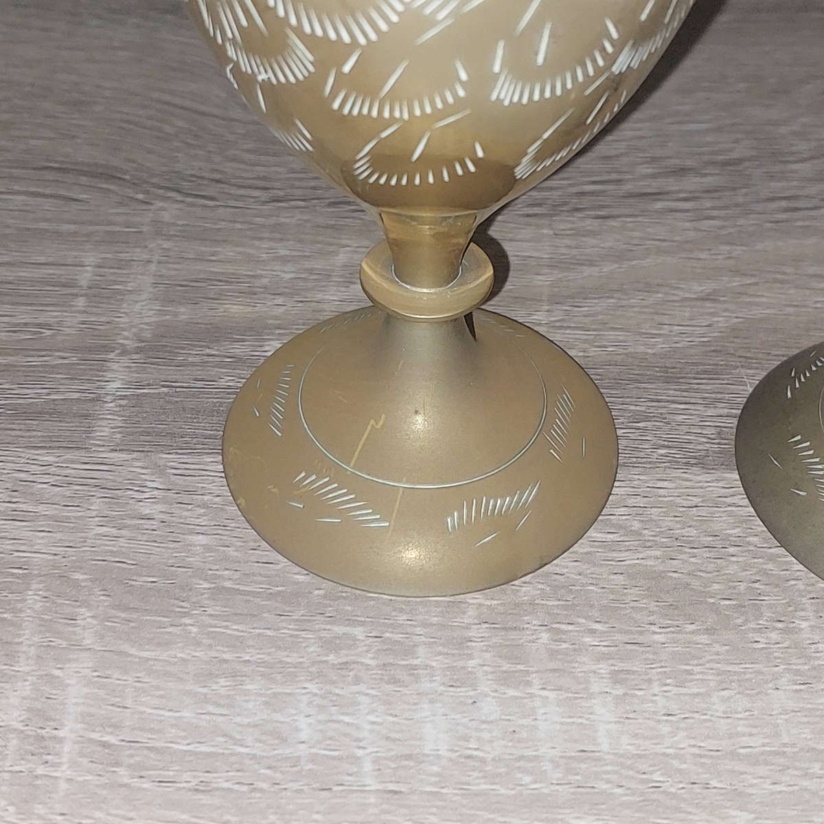 Brass Vase x2 (Please read ad)