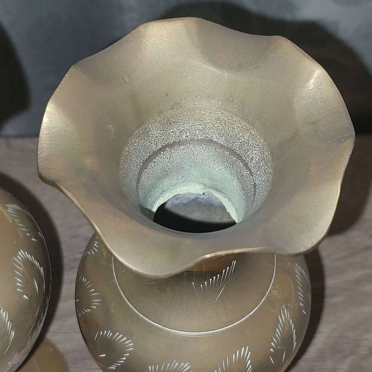 Brass Vase x2 (Please read ad)
