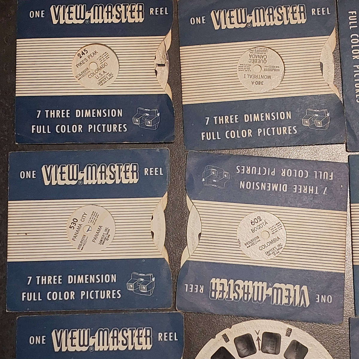 View-Master 3-Dimension Viewer + 9 Reels(Brackets is working)