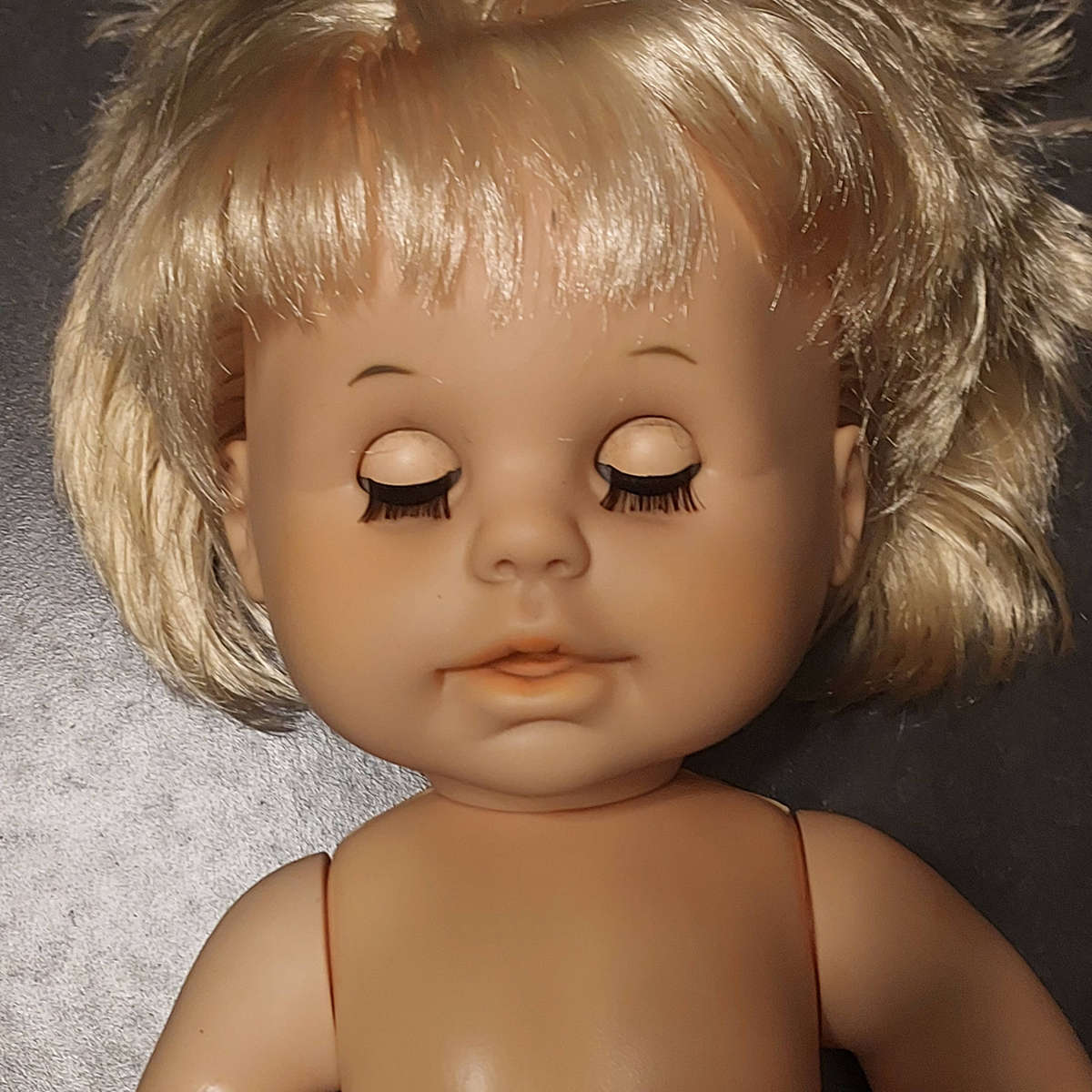 Vintage Doll. No markings.