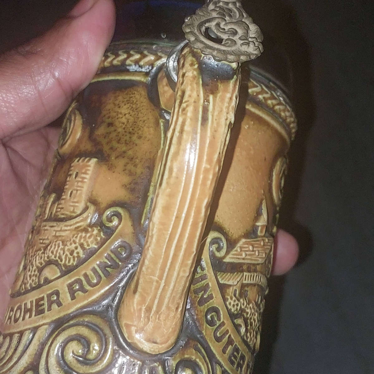 Vintage Gerz West Germany Lidded Stein