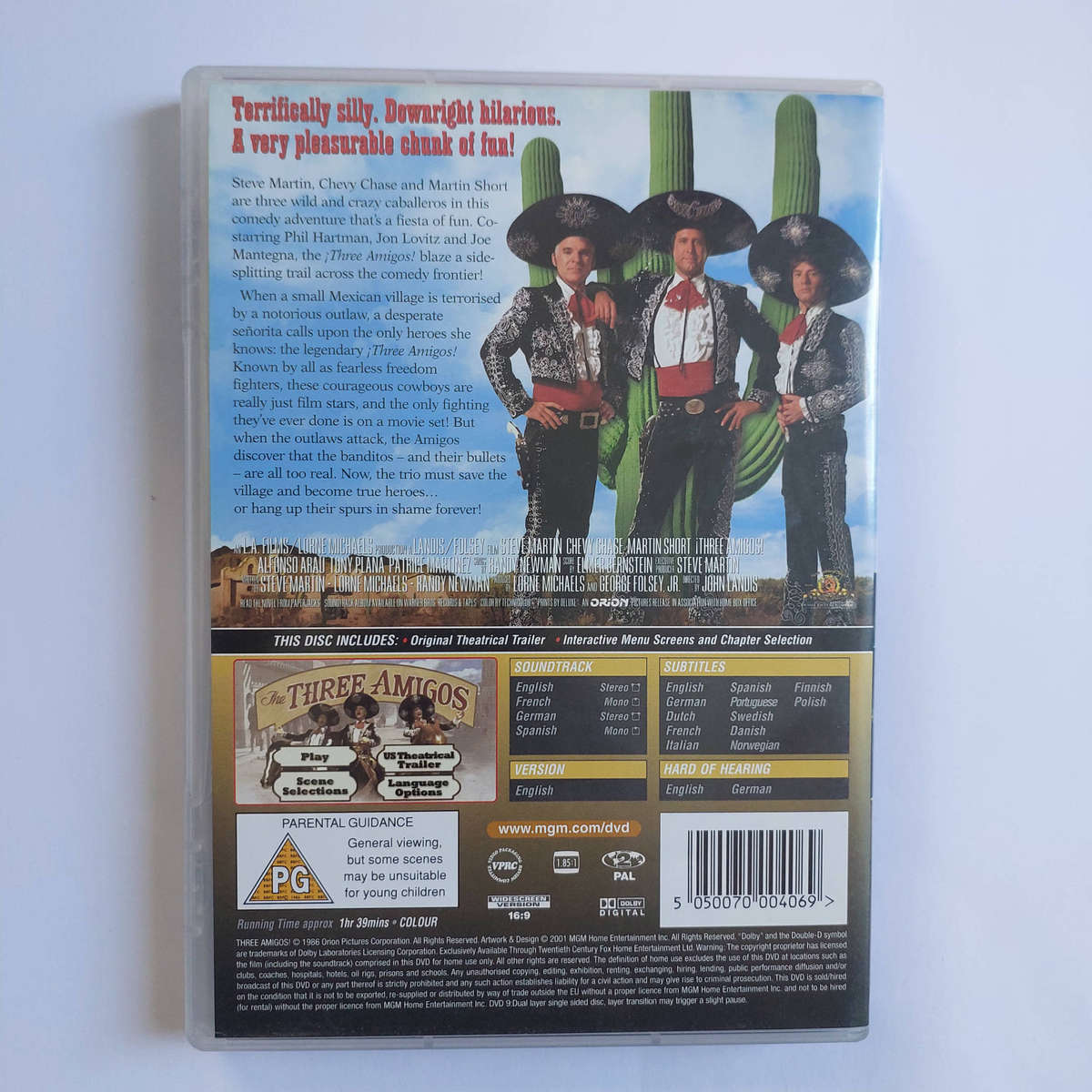 Three Amigos dvd