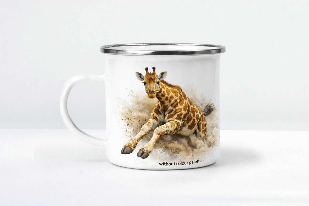 Metal Mug Enamel 004