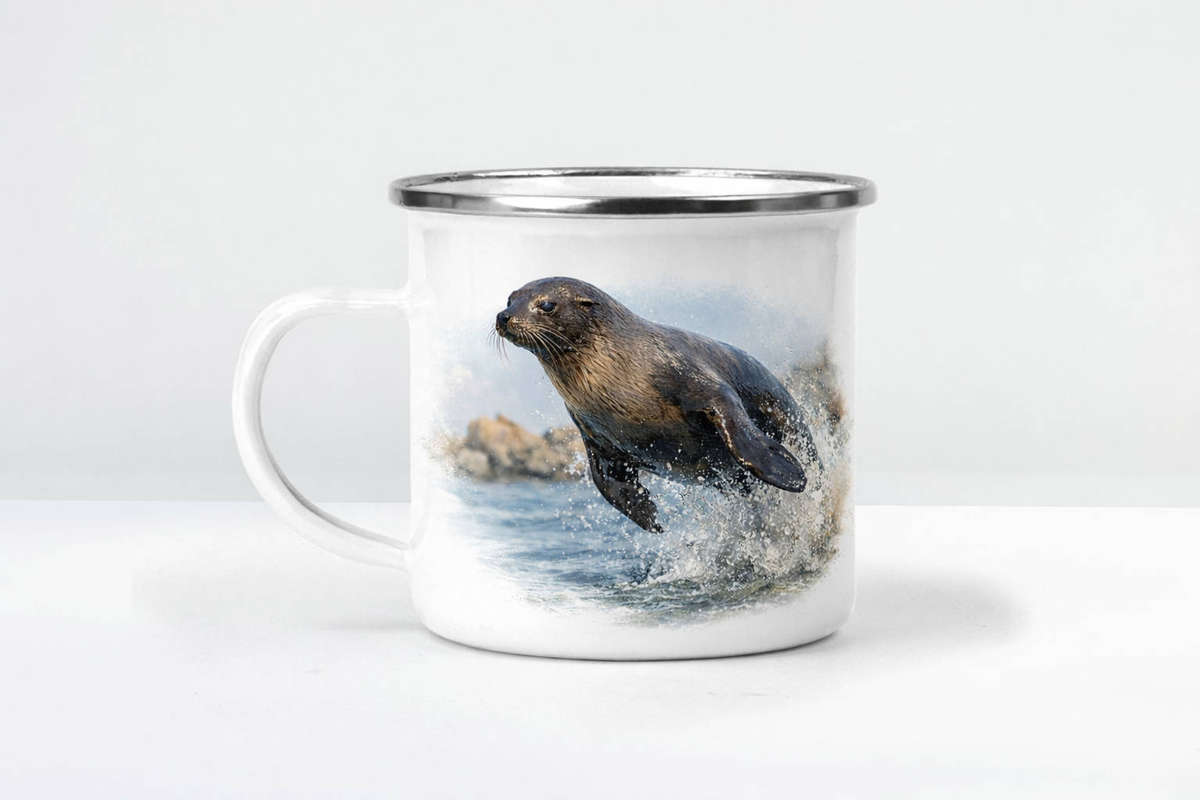 Metal Mug Enamel 003