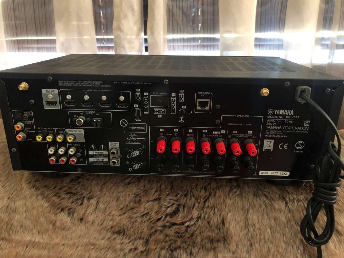 Yamaha RX-V585 AV Receiver - 7.2 Channel Home Theatre Amplifier