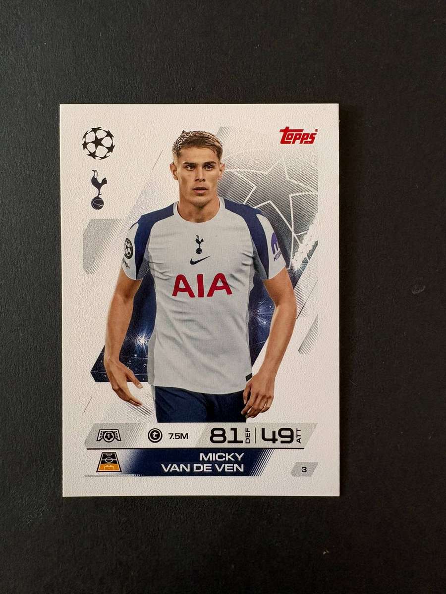 MICKY VAN DE VEN - TOPPS CHAMPIONS LEAGUE 2026 - BASE CARD 3