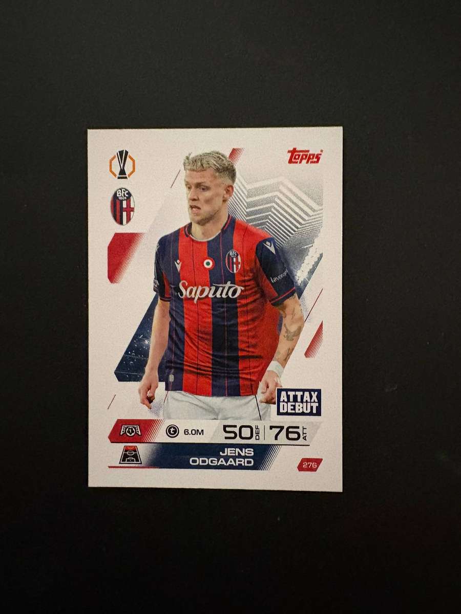 JENS ODGAARD - TOPPS CHAMPIONS LEAGUE 2026 - BASE CARD 276