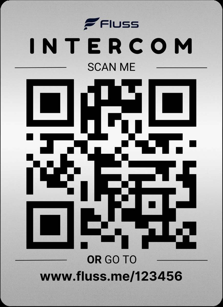 Fluss Smart Intercom A6 - No wires. No power. No problem.