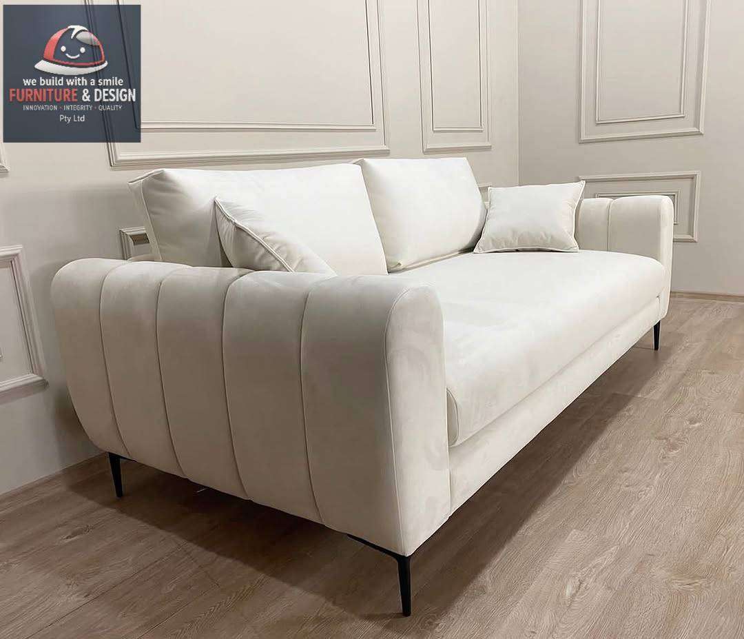 Aura Minimalist 3-Seater Sofa