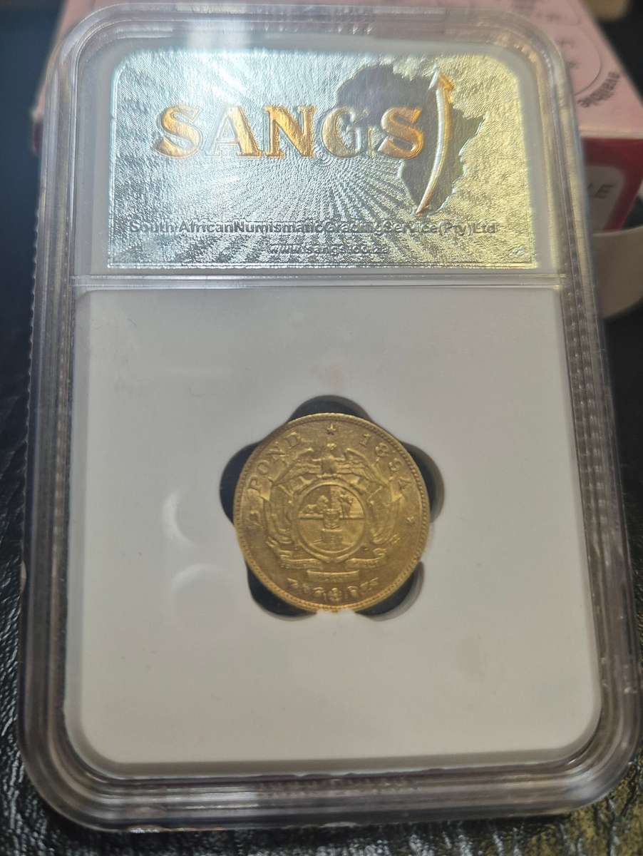 1894 HALF POND SANGS GRADED AU 50