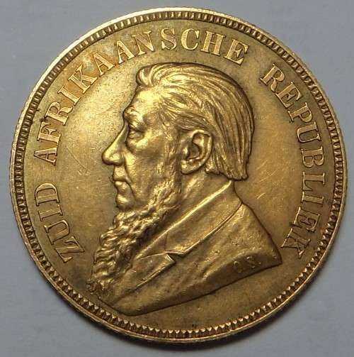 Paul Kruger ZAR: Gold Pond of 1892 (Double Shaft)