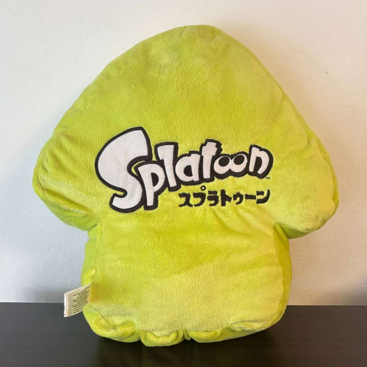 Splatoon Squid Lime Green Cushion Plushie