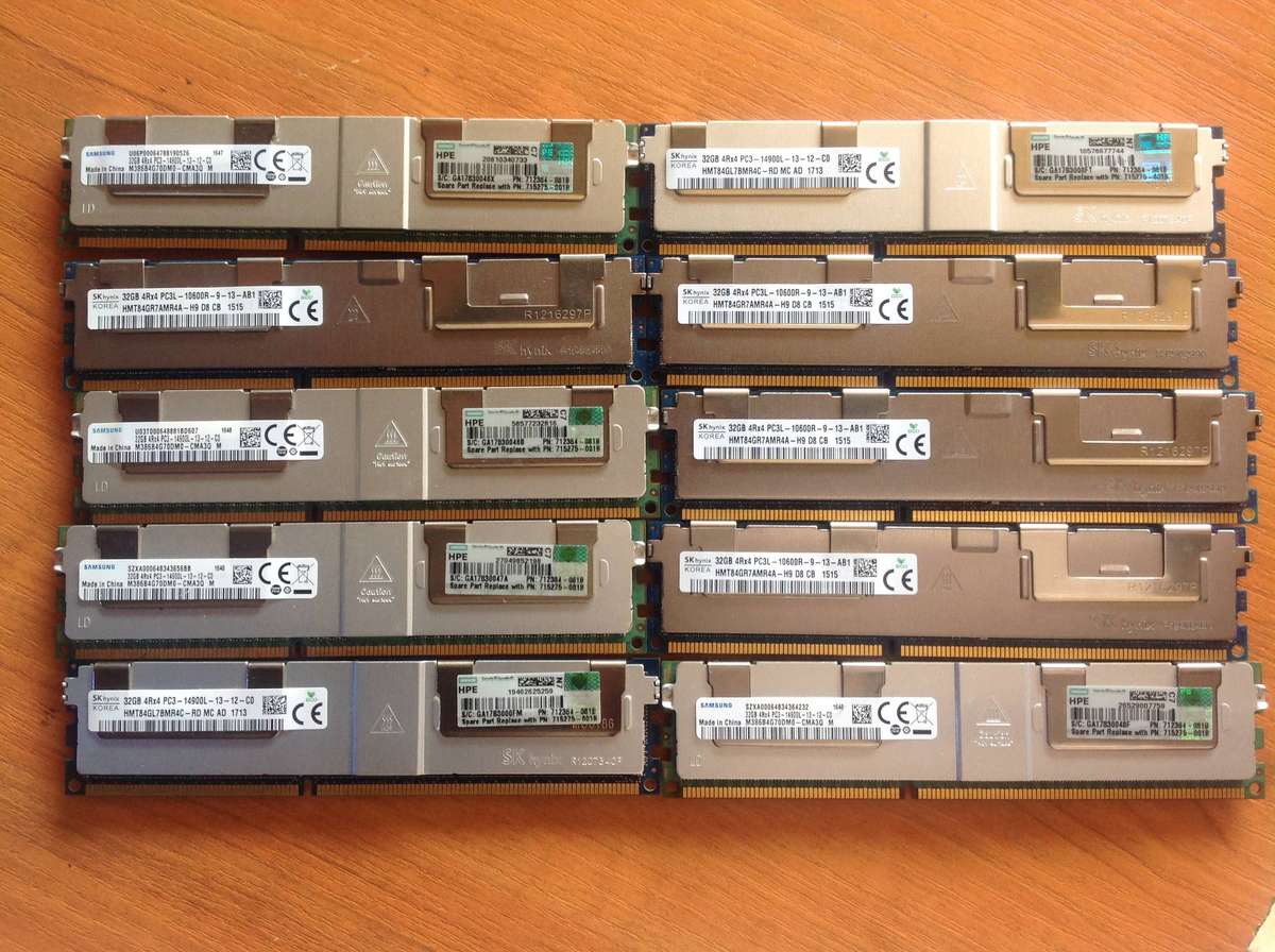 32GB 4Rx4 PC3-14900L-13-12-CO SERVER RAMS
