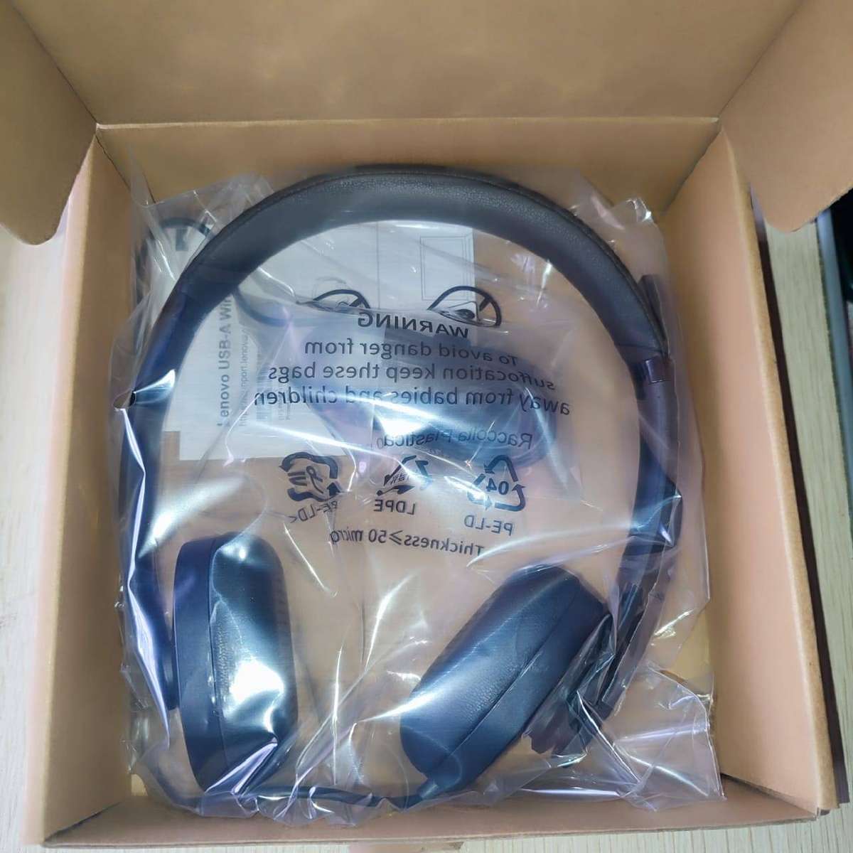 Lenovo 4XD1P83425 USB-A wired stereo headset