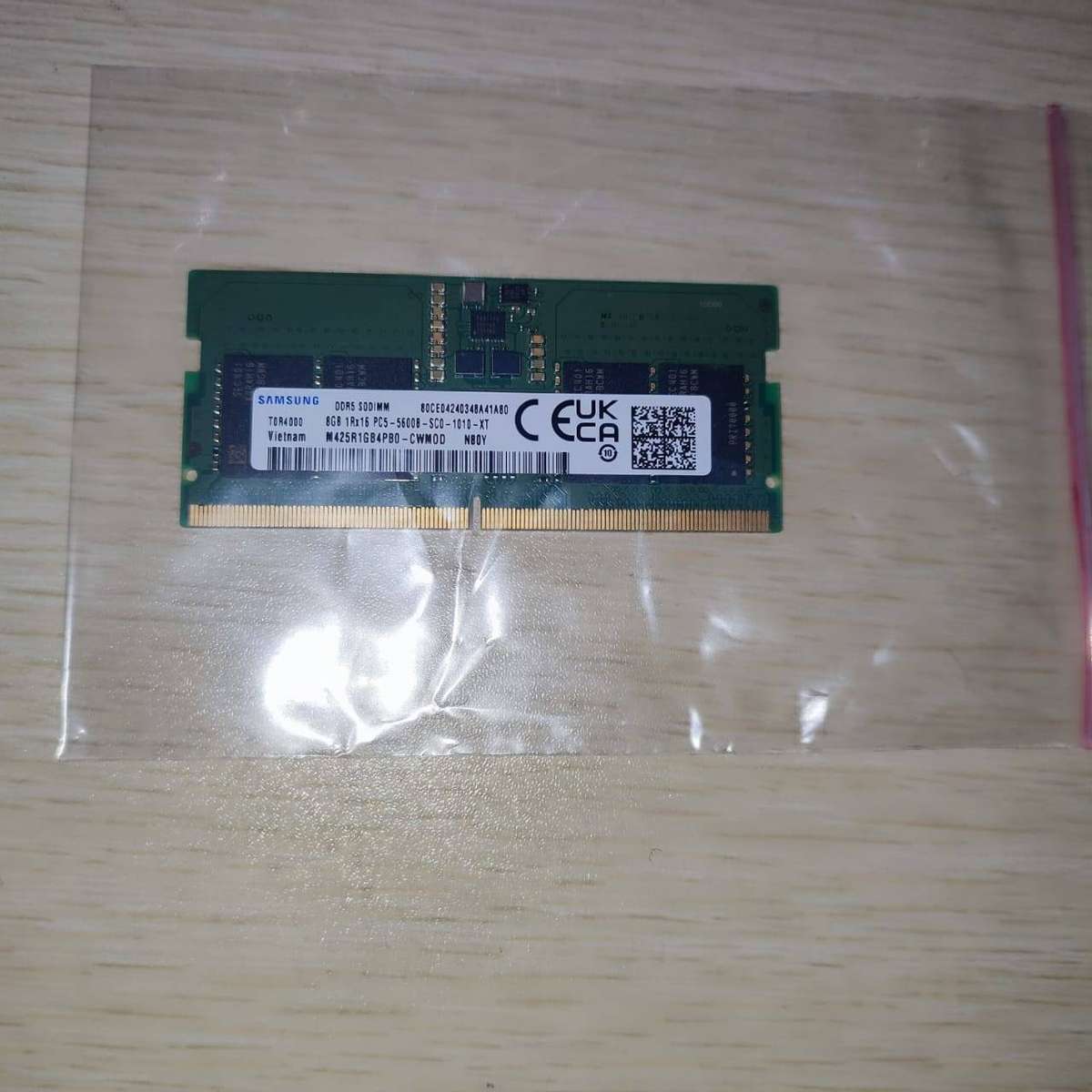 Samsung 8GB DDR5 5600MHz SODIMM Laptop RAM Memory - 262-Pin, Single Rank