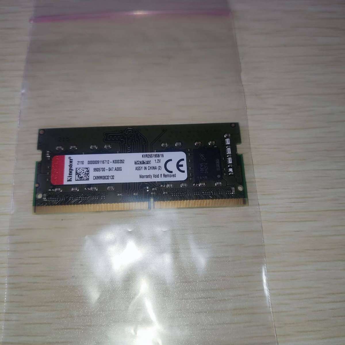 Kingston KVR26S19S8/16 16GB DDR4 2666MHz laptop ram memory