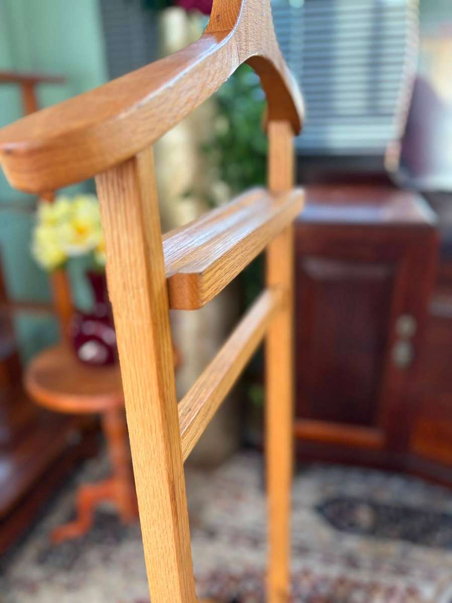 Vintage Wooden Gentlemans / Dumb Valet Stand