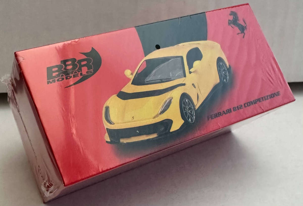 BBR #64008 - Ferrari 812 Competizione (Giallo Modena) - premium 1/64 scale model