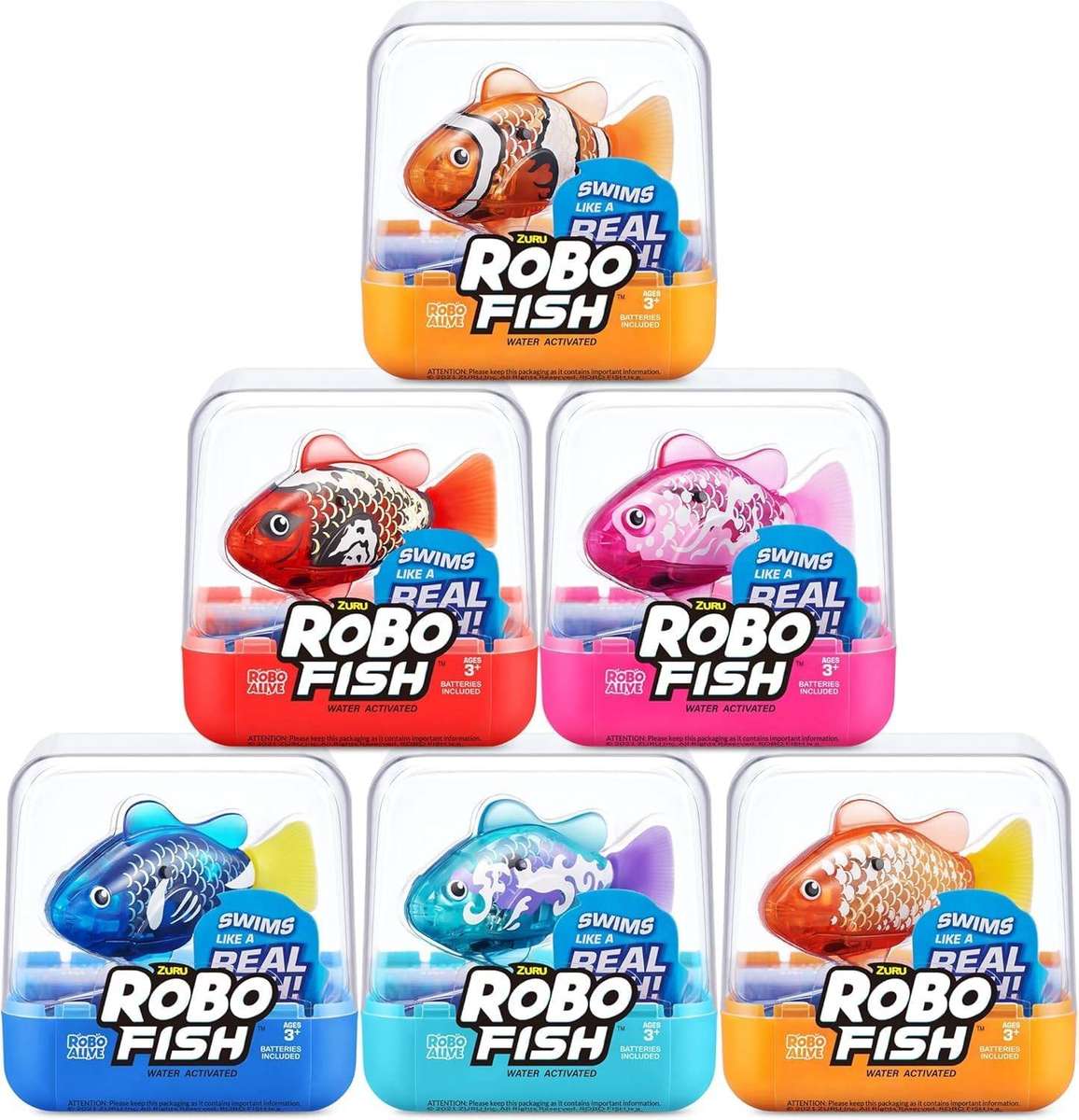 Zuru Robo Alive Series 3 Swimming Fish Playset