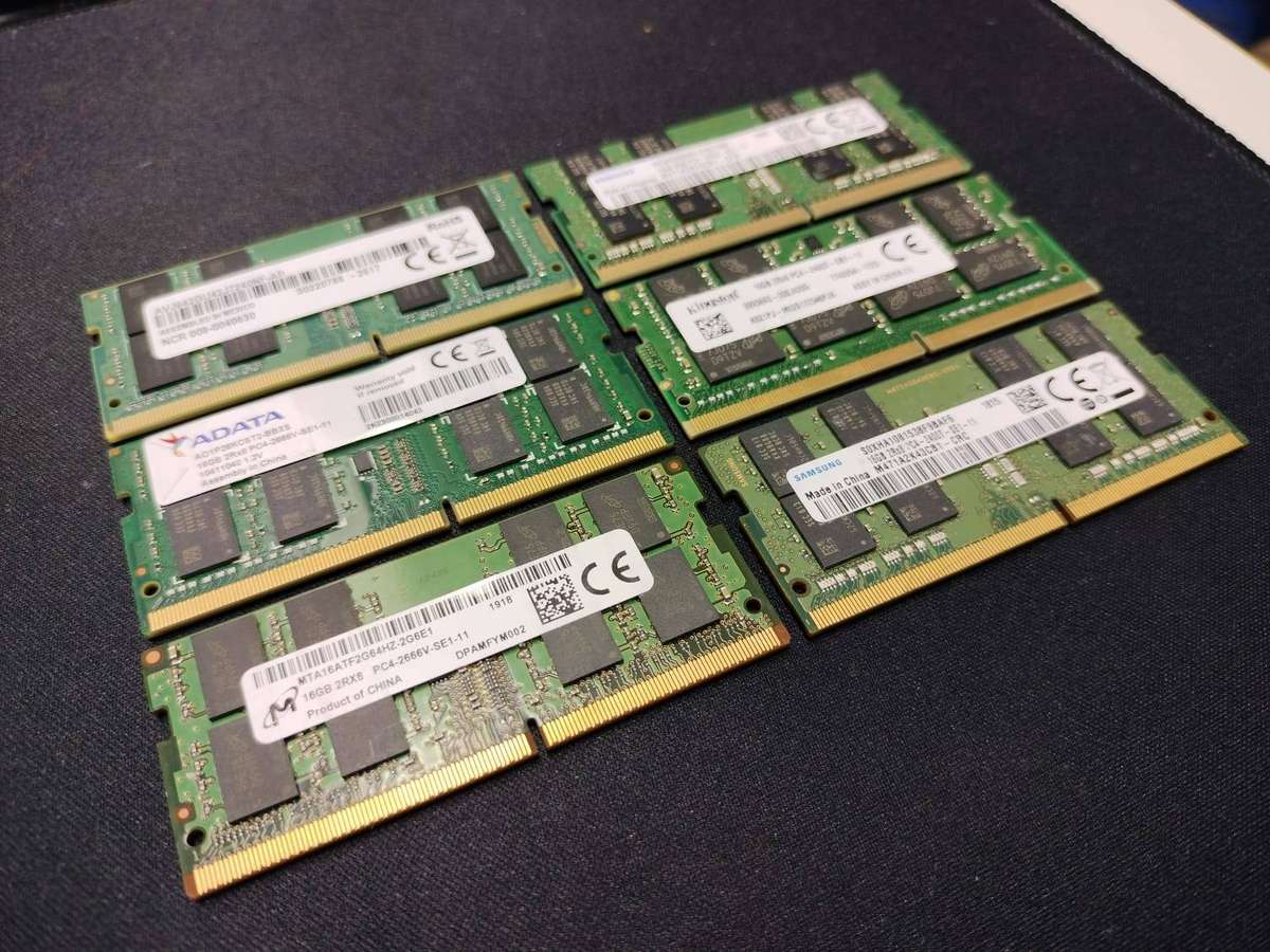 16gb DDR4 Laptop RAM SODIMM 2666MHz