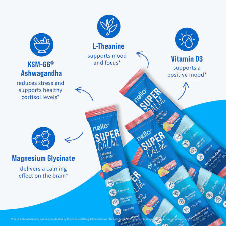 Nello SuperCalm  Supports healthy cortisol levels