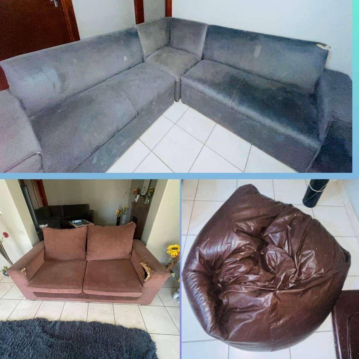 Couches,stove, headboard, cabinets, fridge Tools