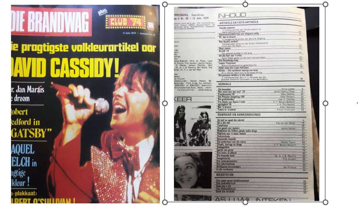 Lot of 10 Brandwag Magazines see scans