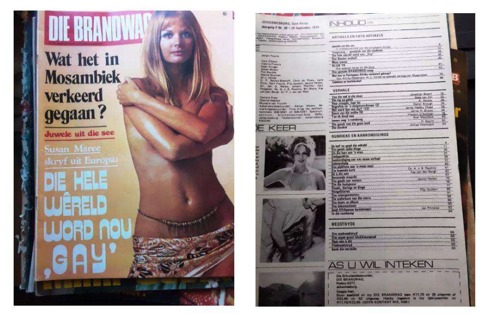 Lot of 10 Brandwag Magazines see scans
