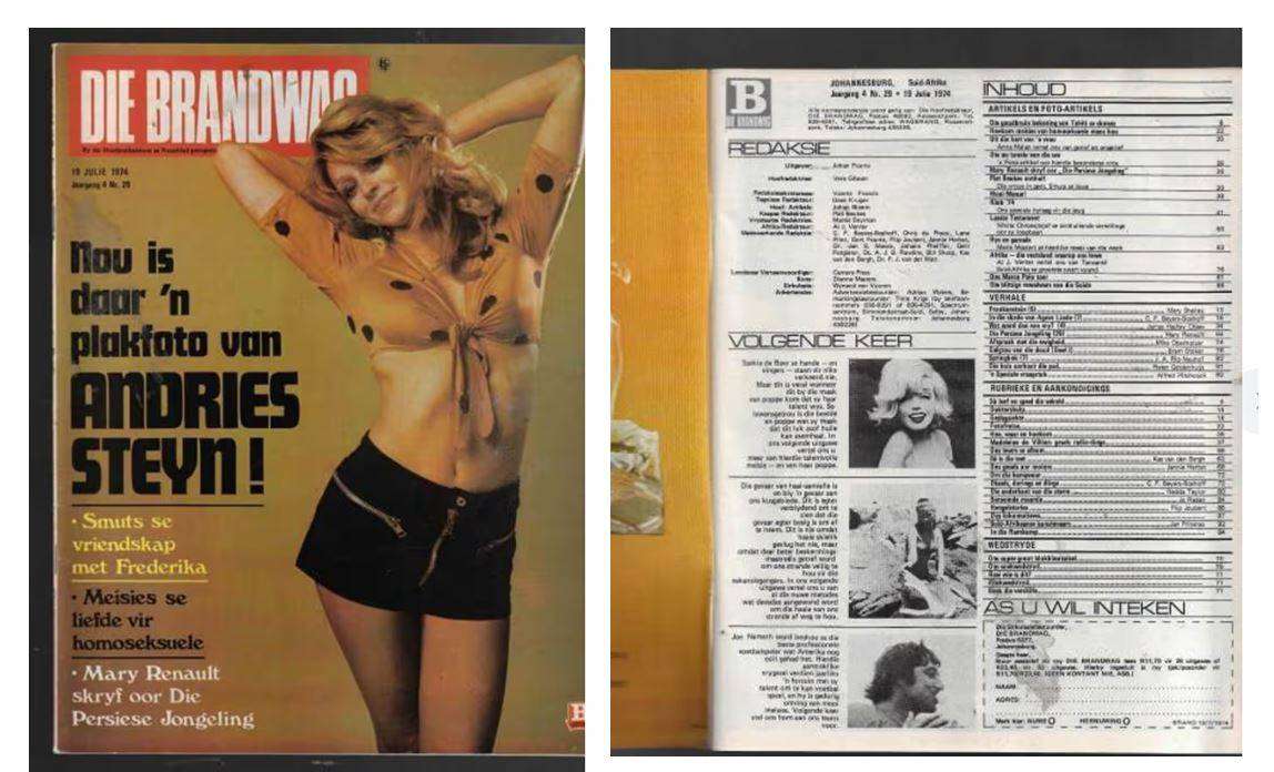 Lot of 10 Brandwag Magazines see scans