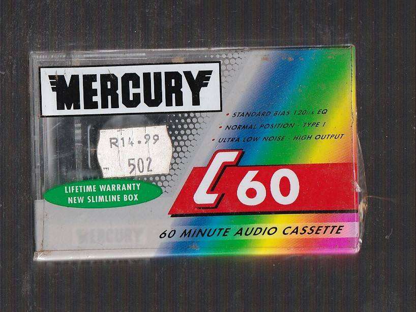 Vintage set of 3 C60 Audio Cassettes still sealed in original packaging
