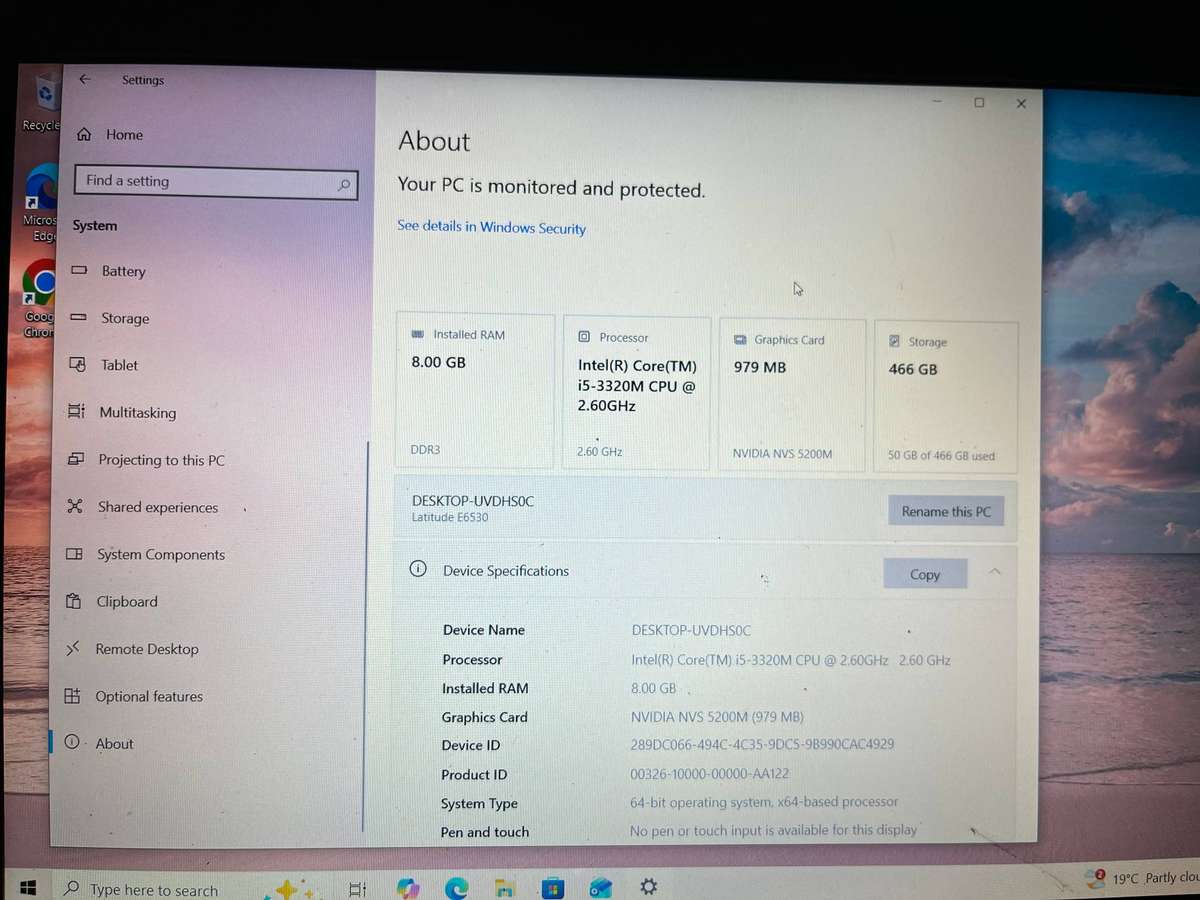 Dell Latitude E6530 i5 laptop - secondhand