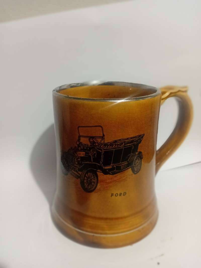 Model t ford vintage ceramic tankard