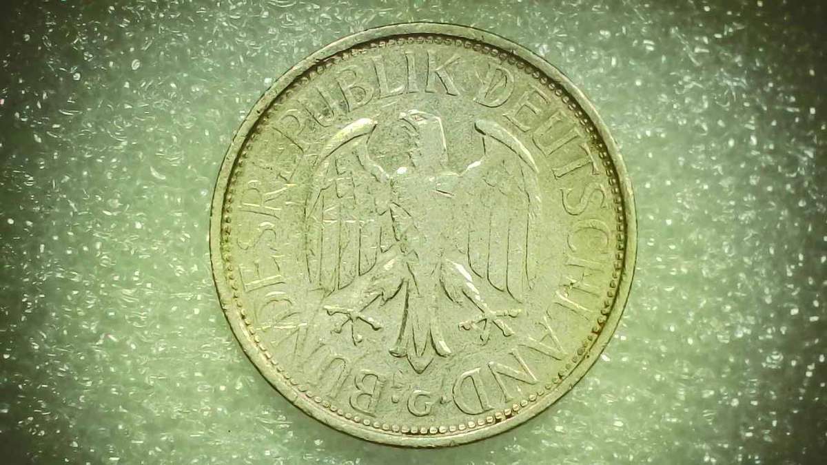 1972 German 1 Deutche Mark (0985)