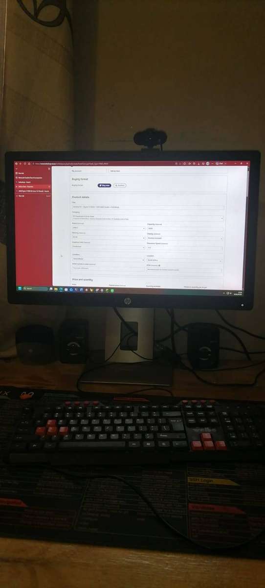 Gaming PC  Ryzen 5 5500 + GTX 1660 Super + HP E232 Monitor