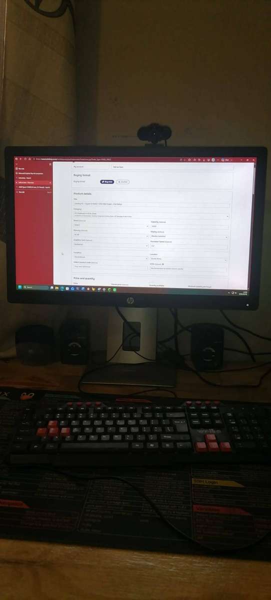 Gaming PC  Ryzen 5 5500 + GTX 1660 Super + HP E232 Monitor