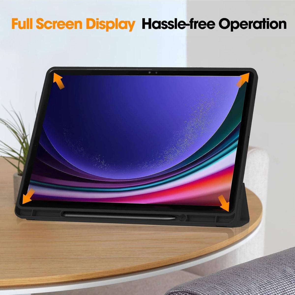 Protective Flip Cover Compatible with Samsung Galaxy Tab S10+ 12.4" - 2024