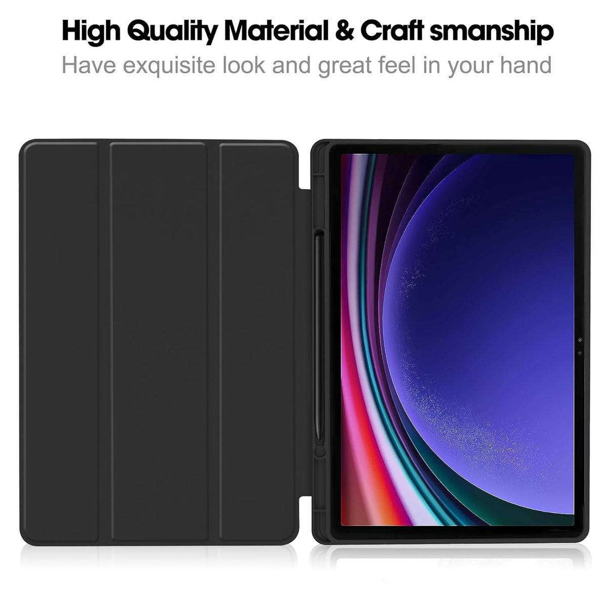 Protective Flip Cover Compatible with Samsung Galaxy Tab S10+ 12.4" - 2024
