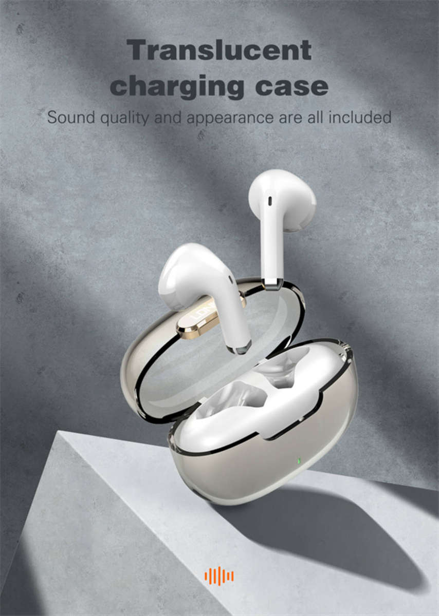 LDNIO T03 Wireless Stereo Earbuds, Bluetooth 5.3, TWS, Noise Reduction, Touch Control, HD Audio, 300