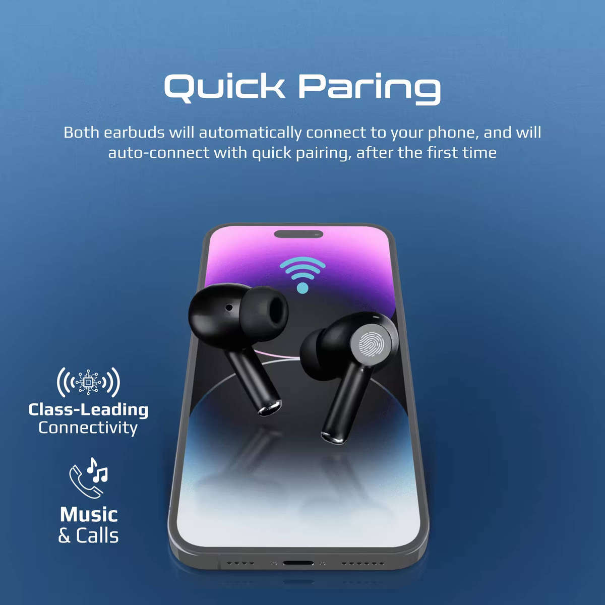VIPLATINA VT36 True Wireless Earbuds, ANC Active Noise Cancellation, ENC Dual-Mic Call Noise Cancel